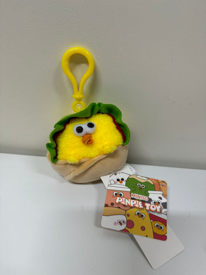 Lovely Chicken Fat Dundun Plush Doll Keychain | Tacos Chick  - Children Gift Animal Mini Plush Doll