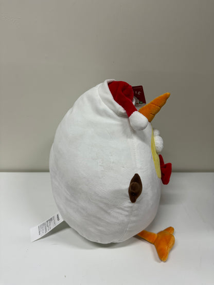 Lovely Chicken Fat Dundun Xmas Plush Doll | Snowman Chick - Children Gift Animal Plush Doll