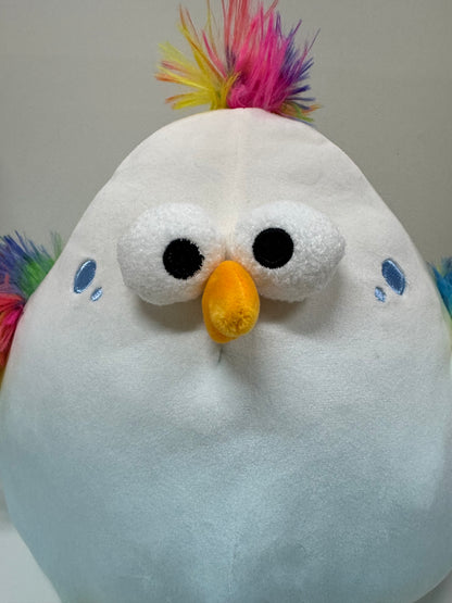 Lovely Chicken Fat Dundun Plush Doll | Rainbow Parrot Chick - Children Gift Animal Plush Doll