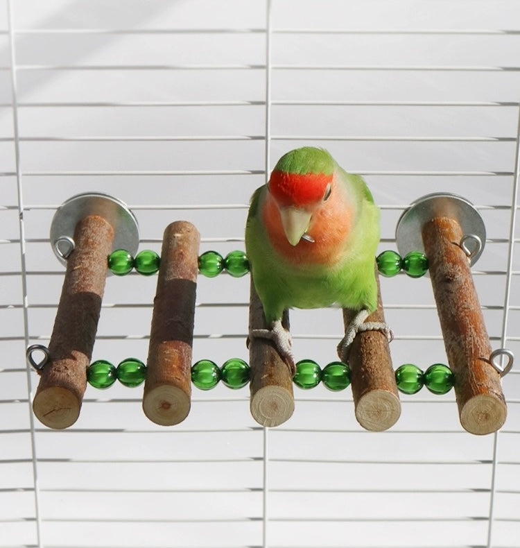 15x18cm Forest Style Natural Tree Branch Climbing Platform Parrot Bird Toys Organic Bird Cages Accessories Lovebird Budgie Pacific Parrotlet