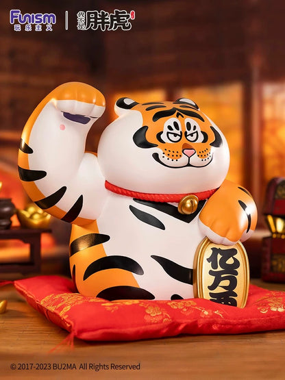 Funism Alexander The Fat Tiger | Lucky Maneki Tiger Figure - Toy Collection Collectable Toys