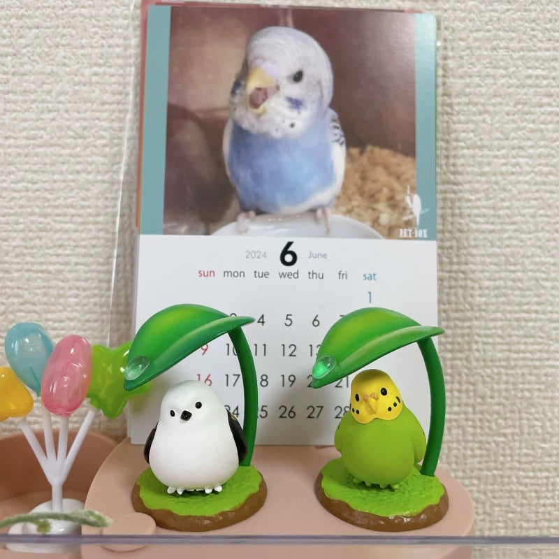 Japan Qualia Gacha Birdies in Rain | Budgie Owl Eagle - Full Set of 6 