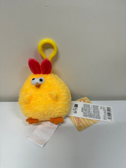 Lovely Chicken Fat Dundun Plush Doll Keychain | Tempura Chick  - Children Gift Animal Mini Plush Doll