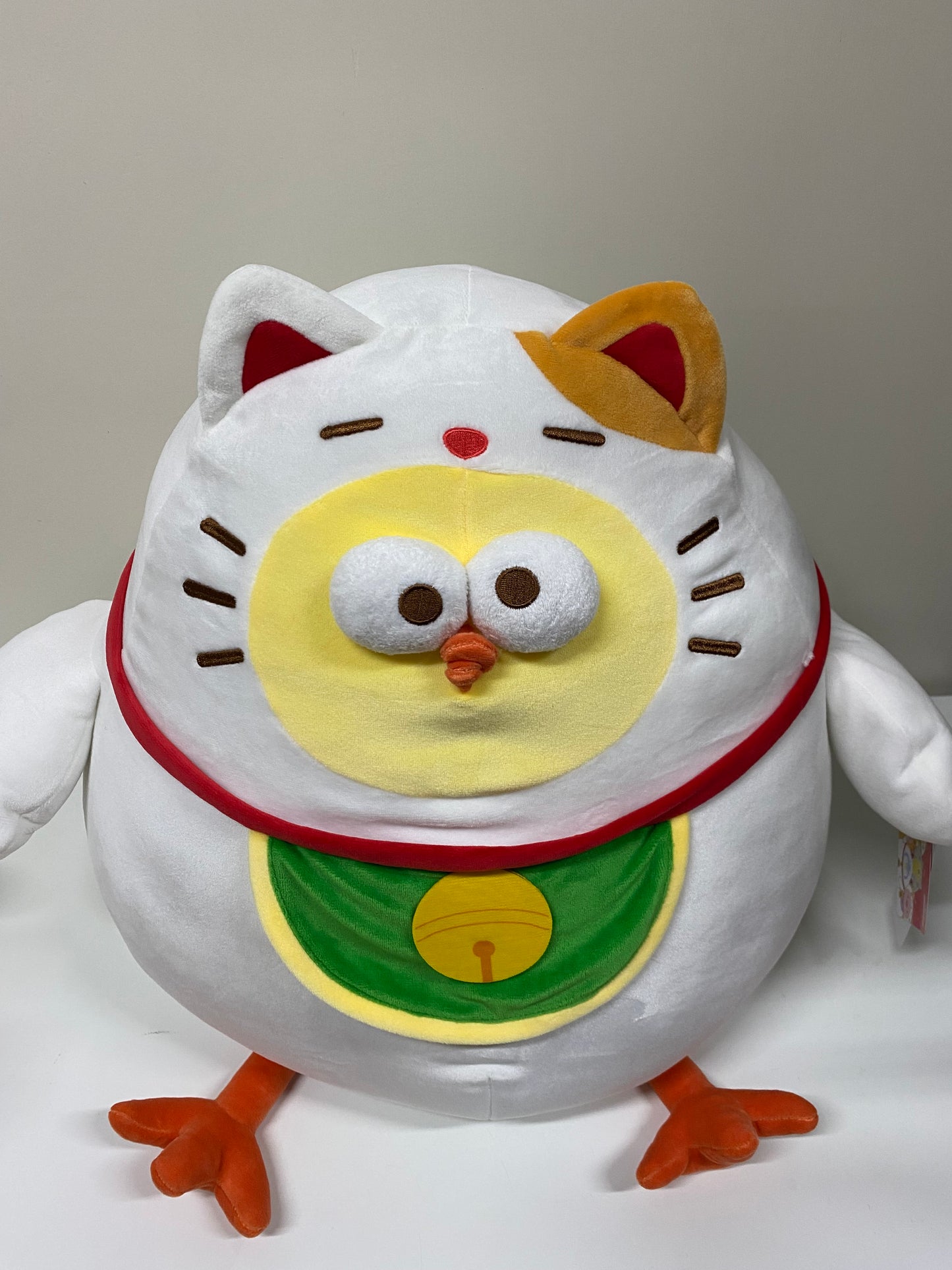 Lovely Chicken Fat Dundun Plush Doll | Giant Lucky Cat Maneki Neko Chick  - Children Gift Animal Plush Doll