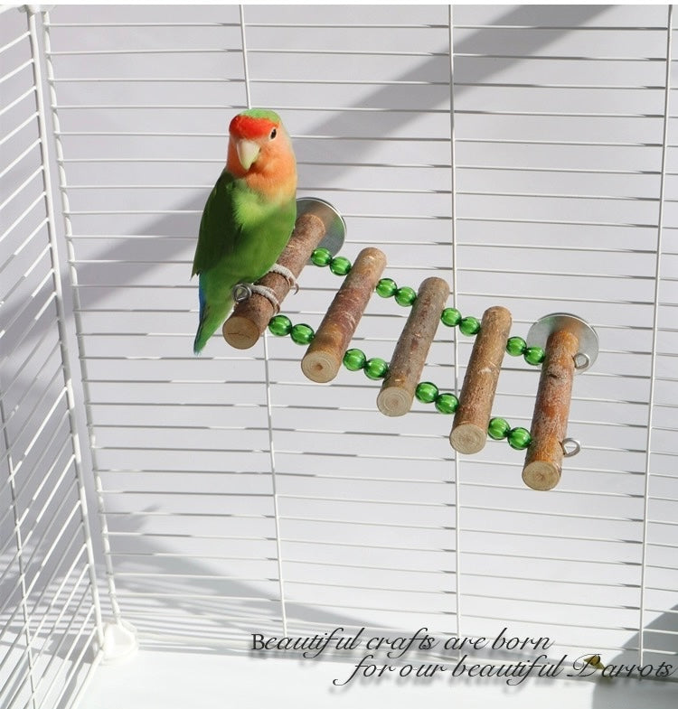 15x18cm Forest Style Natural Tree Branch Climbing Platform Parrot Bird Toys Organic Bird Cages Accessories Lovebird Budgie Pacific Parrotlet