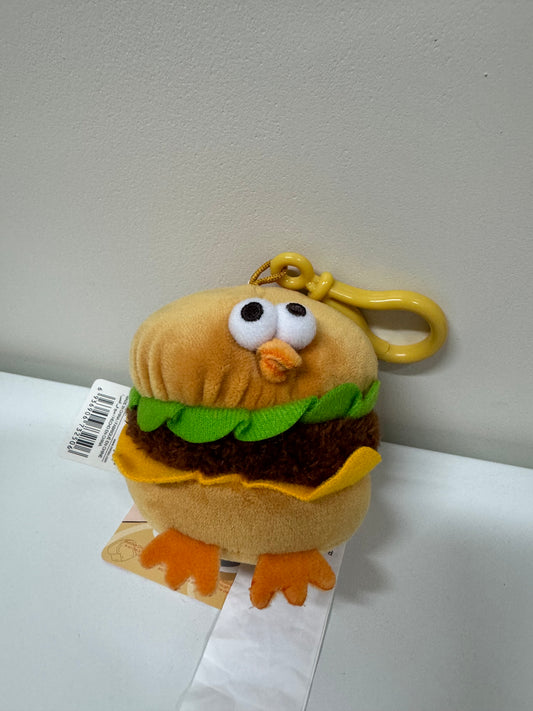 Lovely Chicken Fat Dundun Plush Doll Keychain | Hamburger Chick  - Children Gift Animal Mini Plush Doll