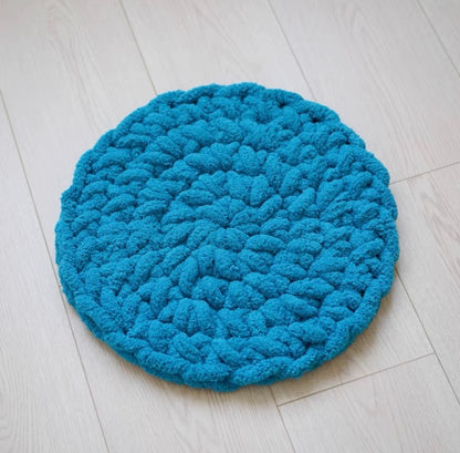 Handmade Knitting Soft Cushion Mat | Cat Bed | Cat Playground | Puppy Bed | Pet Furniture | Bunny Rabbit Mat