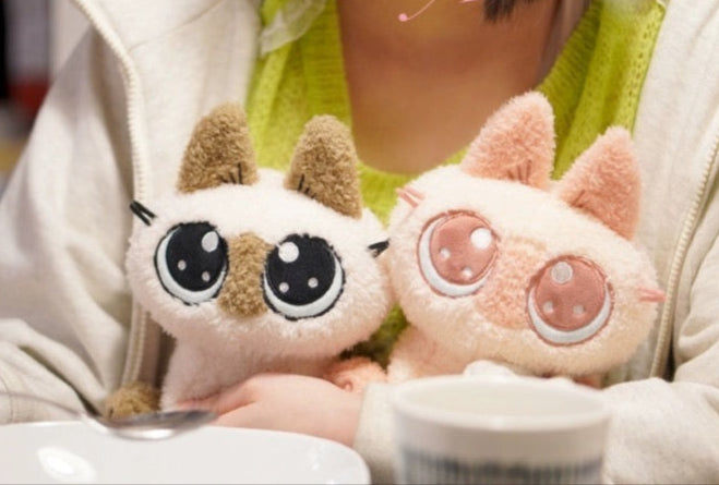 Azukisan's Daily life | Azukisan Cute Cotton Doll - Kawaii Items Siamese Cat Xiaodouni Toy Collection