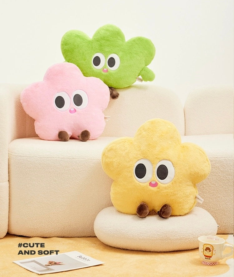 The Green Parrty Colourful Star Starry | Yellow Pink White Green - Plush Doll Children Gift Animal