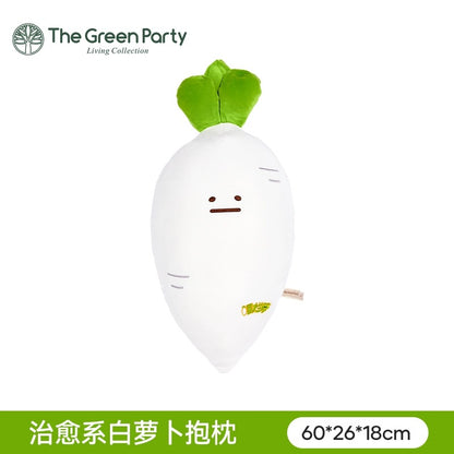 The Green Party Lovely Vegetable | Carrot White Radish Beetroot - Plush Doll Children Gift Animal