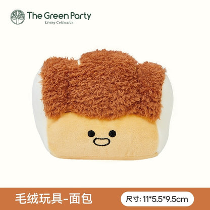 The Green Party Lovely Food Family | Breads Sushi Pine Hot Dog - Small Plush Doll Children Gift Animal