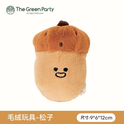 The Green Party Lovely Food Family | Breads Sushi Pine Hot Dog - Small Plush Doll Children Gift Animal