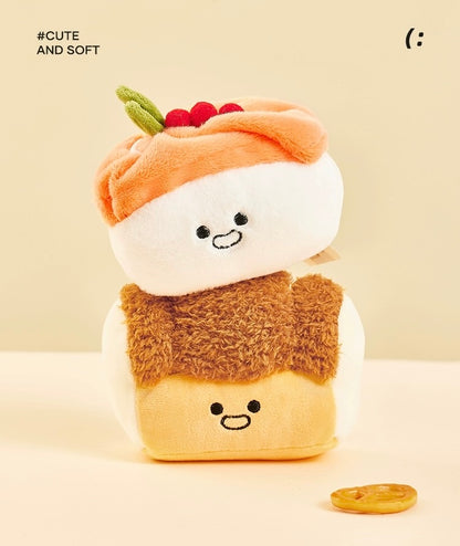 The Green Parrty Lovely Food Family | Breads Sushi Pine Hot Dog - Plush Doll Children Gift Animal