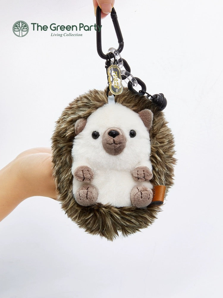 The Green Party Lovely Pet | Hedgehog Keychain Coinbag Bag Penbag - Plush Doll Children Gift Animal