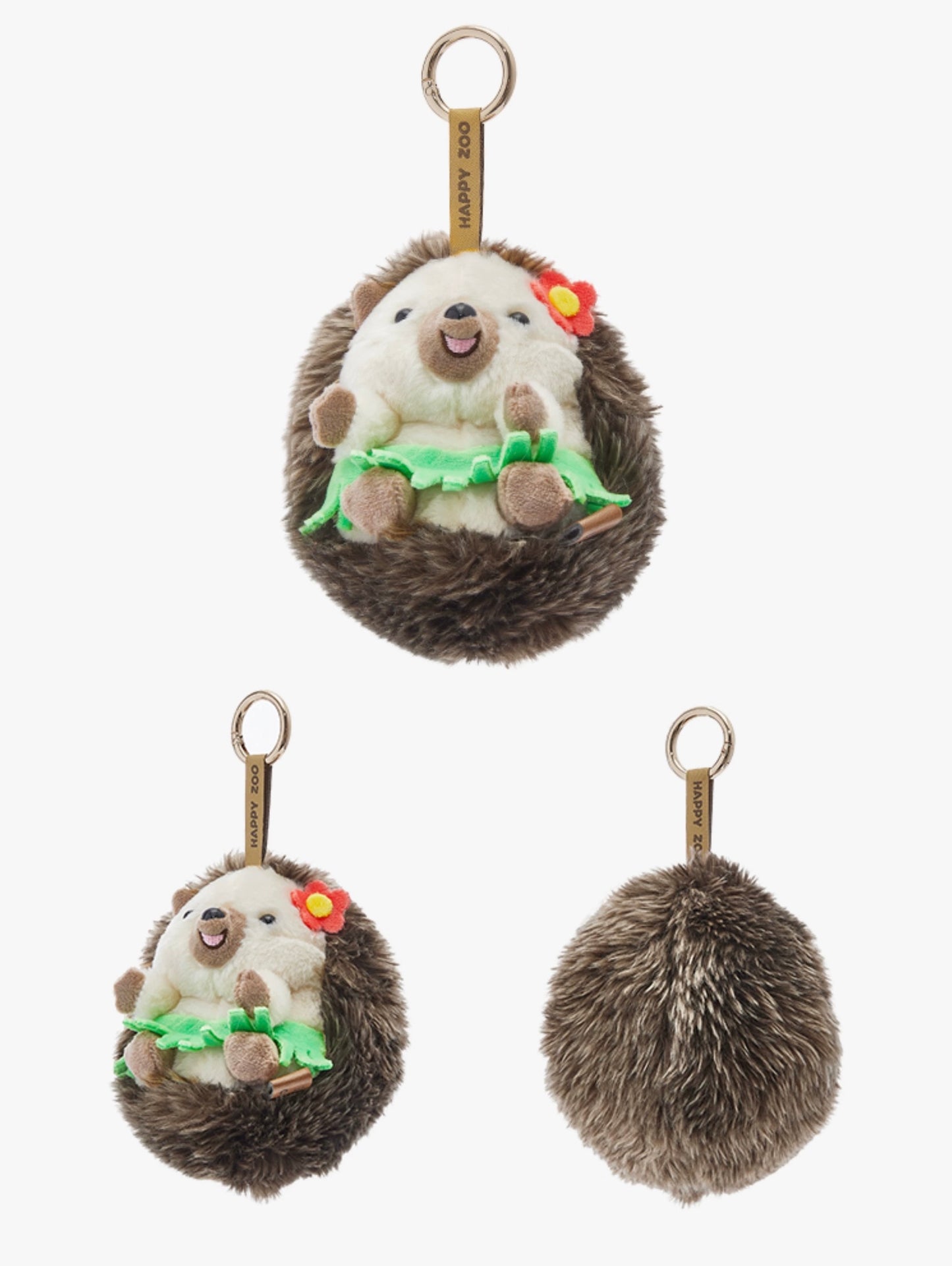 The Green Party Lovely Pet | Hedgehog Keychain Coinbag Bag Pen Bag - Plush Doll Children Gift Animal