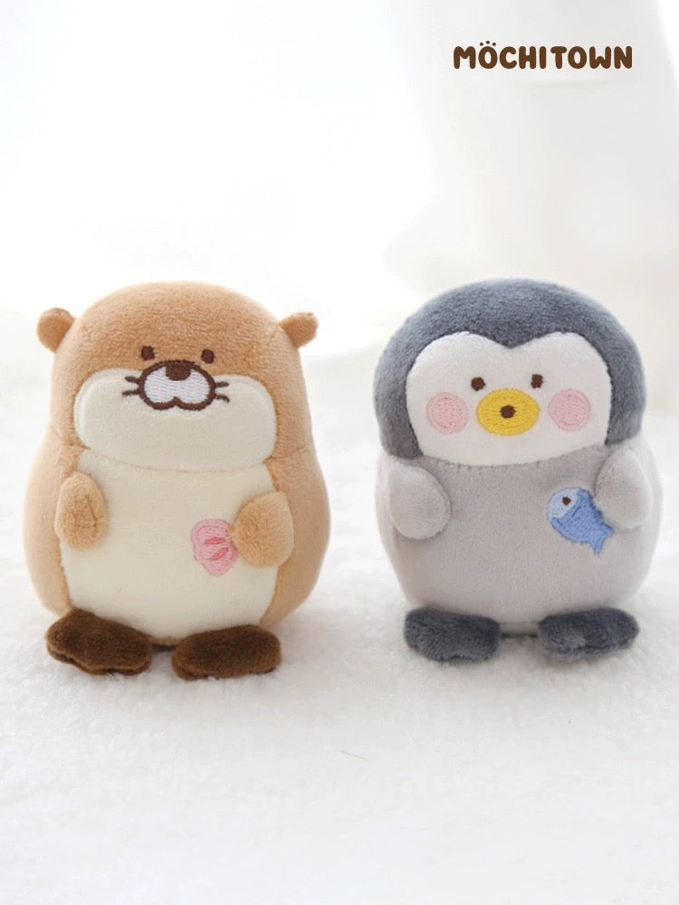 Mochi Town Lovely Animal Squeeze Plush Doll | Penguin Otter - Mini Plush Doll Children Gift Animal