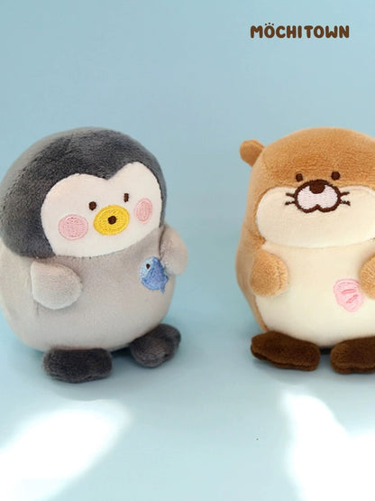 Mochi Town Lovely Animal Squeeze Plush Doll | Penguin Otter - Mini Plush Doll Children Gift Animal