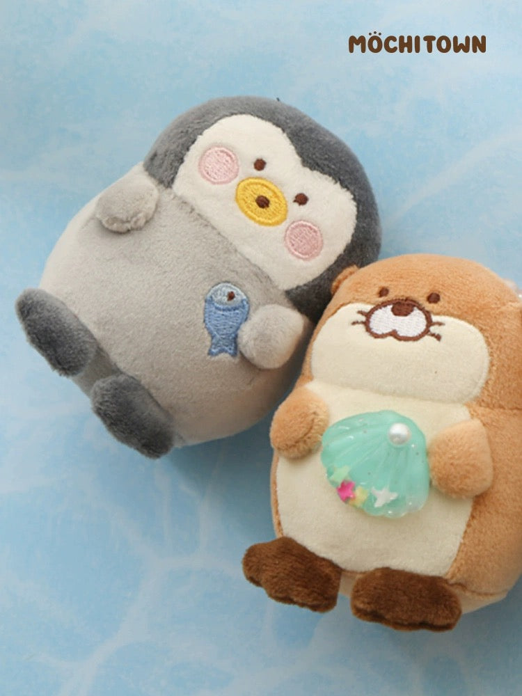 Mochi Town Lovely Animal Squeeze Plush Doll | Penguin Otter - Mini Plush Doll Children Gift Animal