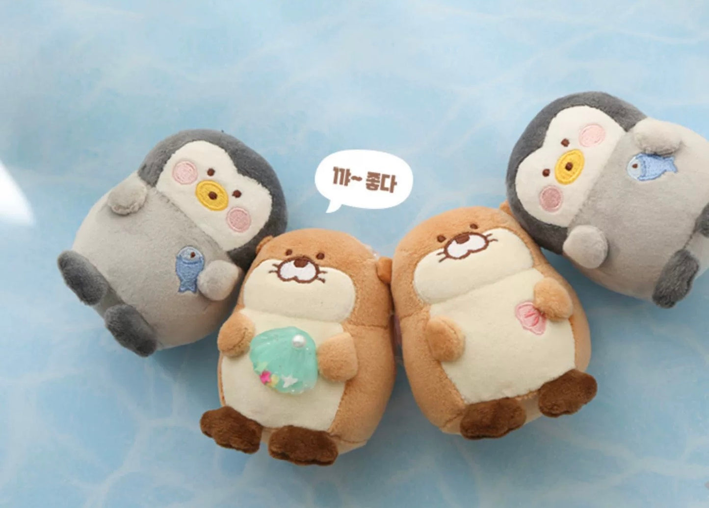 Mochi Town Lovely Animal Squeeze Plush Doll | Penguin Otter - Mini Plush Doll Children Gift Animal