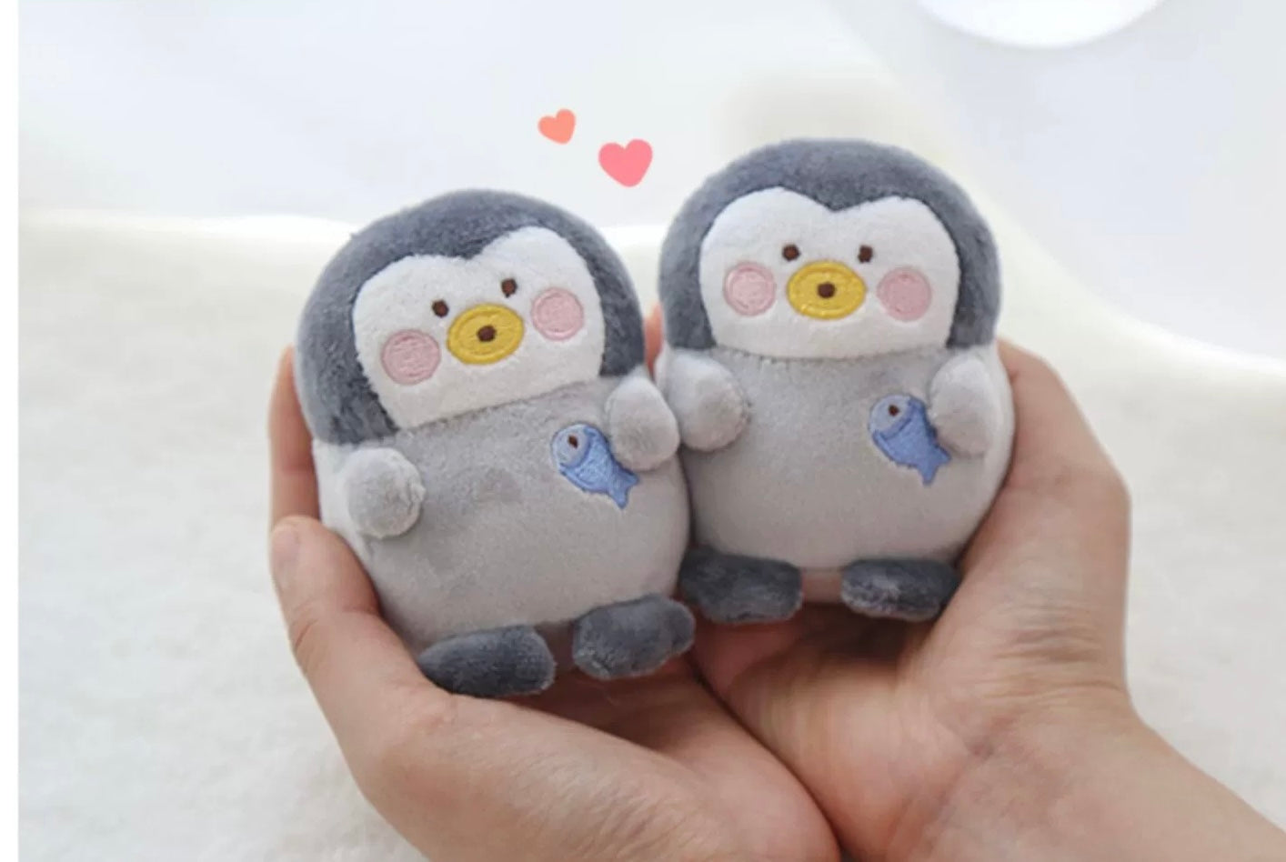 Mochi Town Lovely Animal Squeeze Plush Doll | Penguin Otter - Mini Plush Doll Children Gift Animal