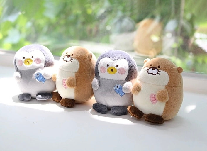 Mochi Town Lovely Animal Squeeze Plush Doll | Penguin Otter - Mini Plush Doll Children Gift Animal