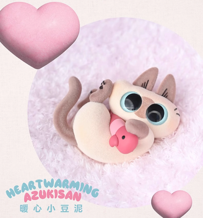 Azukisan's Daily life | Azukisan Heart Warming Mystery Box - Kawaii Items Siamese Cat Xiaodouni Toy Collection Blind Box