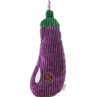 dog toys teething bite rope eggplant shape