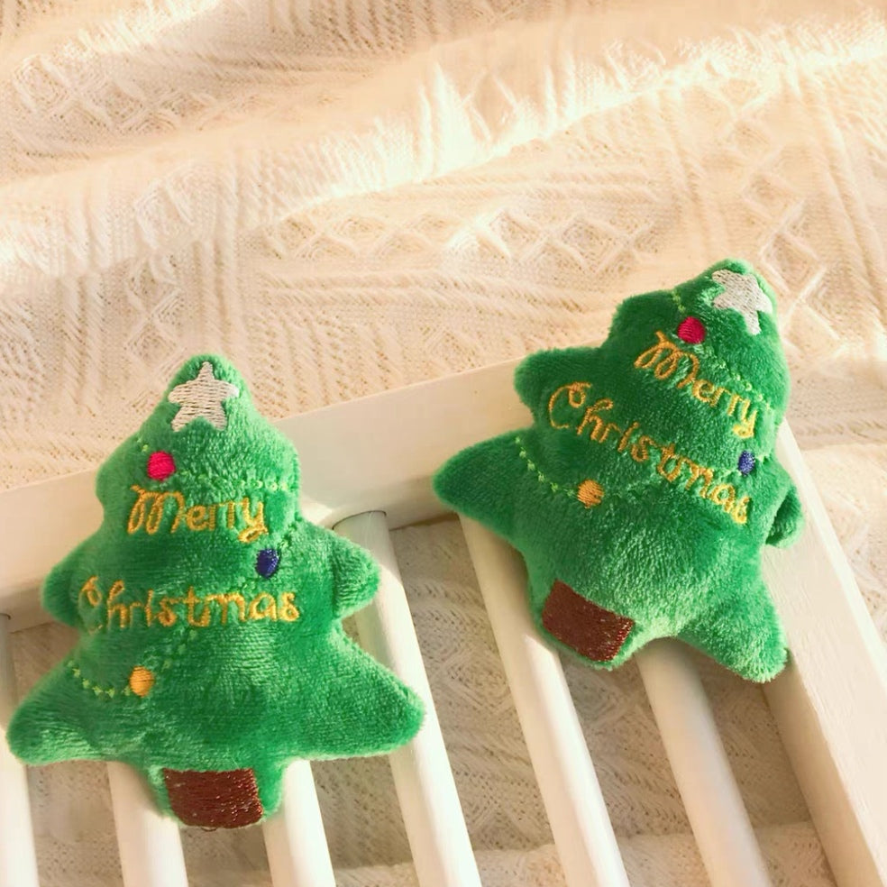 Christmas Tree Plush Toy | Dog Toys Dog Cute Teething Bite Rope Bite Resistant Small Puppy Play by Yourself to Relieve Boredom