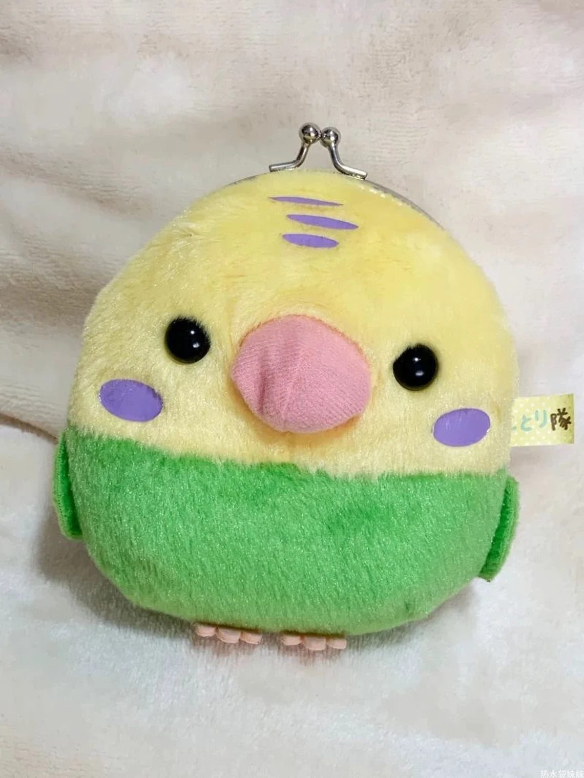 12cm Japan Cockatiel Budgie Sparrow Lovely Japanese Coin Bag Children Gift Lovely Birdie Collection