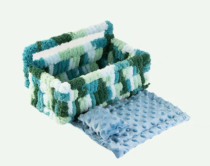 27x16x10cm Yarn Knitting Big Basket Bed for Small and Medium Parrot Birdie Toy Bird Cages Accessories Lovebird Budgie Pacific Parrotlet