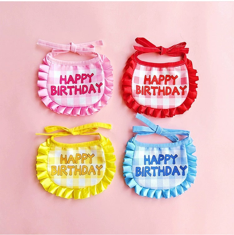 Handmade Cat Dog Collar | Cute Birthday Hat Costumes set for Kitty cat or Dog Puppy