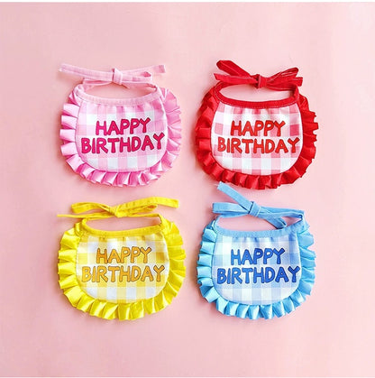 Handmade Cat Dog Collar | Cute Birthday Hat Costumes set for Kitty cat or Dog Puppy