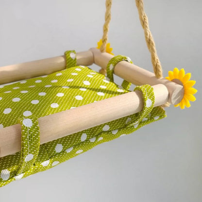 15x19cm Handmade Sunflower Bed Hammock for Parrot Bird Toys Organic Bird Cages Accessories Lovebird Budgie Pacific Parrotlet Small Animals