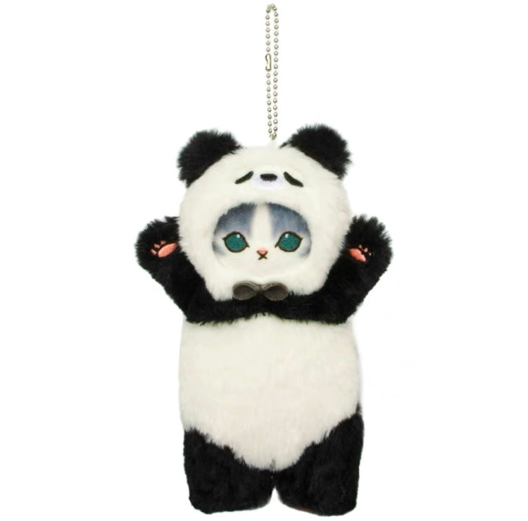 Japan Artist Mofusand Cat Neko | Bunny Rabbit Teddy Bear Panda Dog - 17cm Mascot Plush Doll Big Keychain