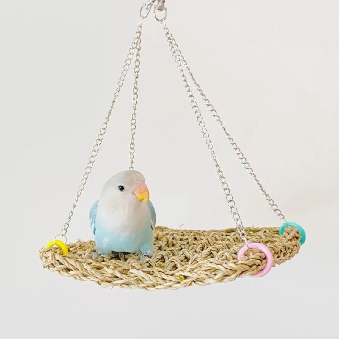 Seagrass Swings Bird Bed Parrot Handmade Bird Toys Organic Bird Cages Accessories Lovebird