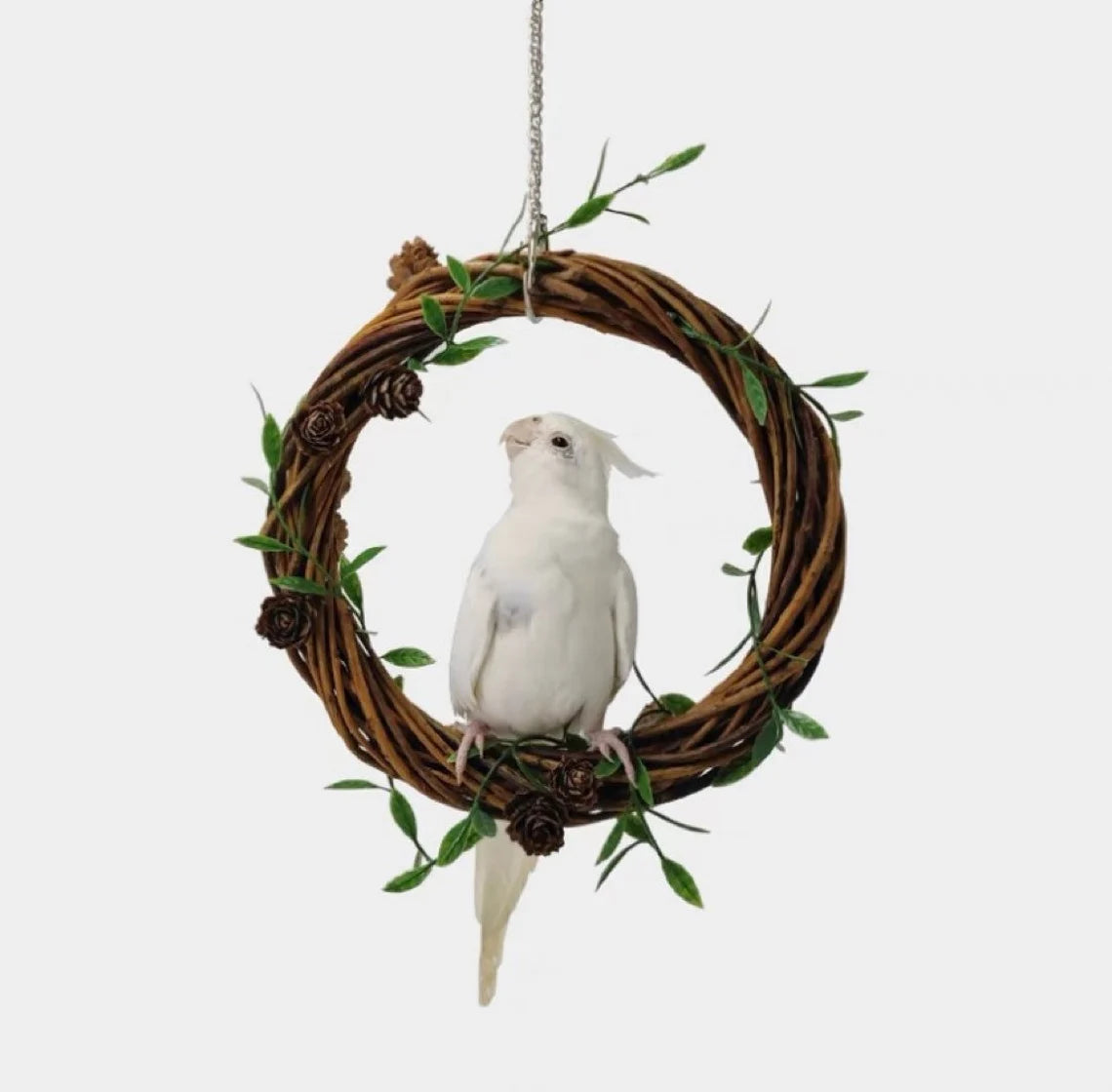 Swings Handmade Bird Toys Organic Bird Cages Accessories 