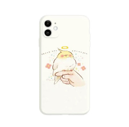 Set of 2 Make to order Parrot Phone Case for iPhone Android Cute Lovely Kawaii Samsung Huawei VIVO Xiaomi