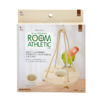 Japan Sanko Room Athletic Circle Platform for Small Medium Bird and Parrot Lovebird Budgie Pacific Parrotlet Finches