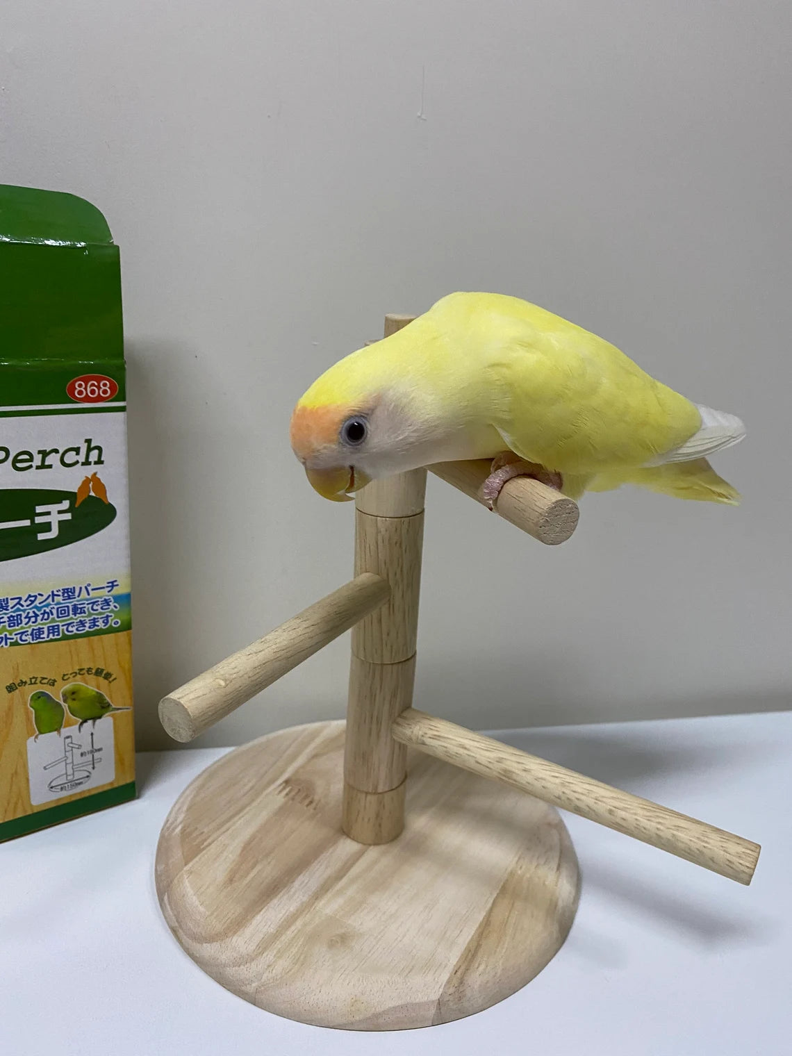 Japan Sanko Rotating Perch Bird Perch for Small Bird 