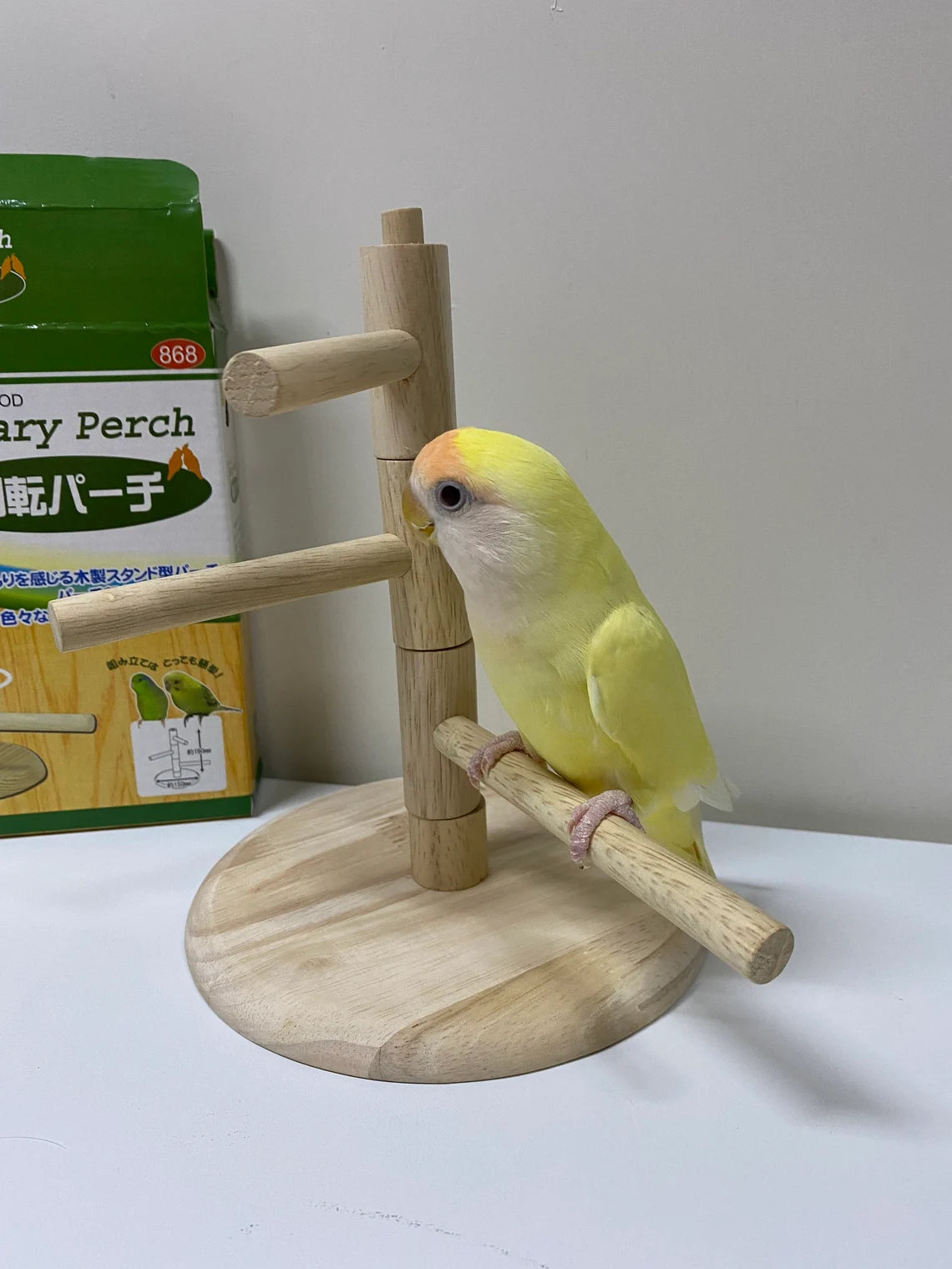 Japan Sanko Rotating Perch Bird Perch for Small Bird 